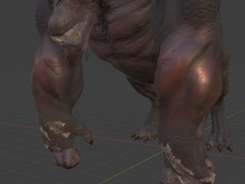 Rajang - Monster Hunter World 3Dモデル