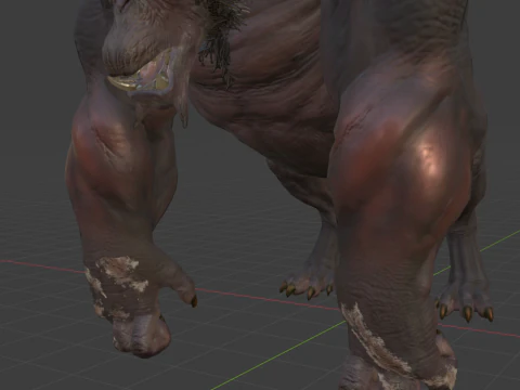 Rajang - Monster Hunter World 3D Model