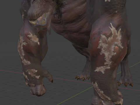 Rajang - Monster Hunter World 3Dモデル