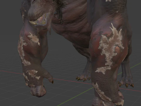 Rajang - Monster Hunter World 3D Model