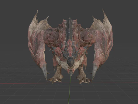 Rathalos - Monster Hunter World 3D Model