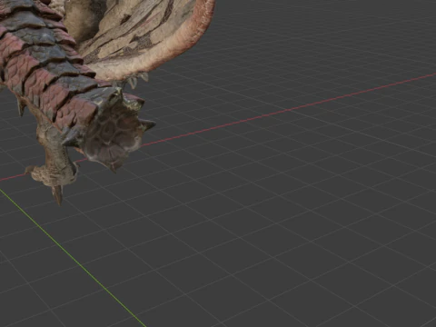 Rathalos - Monster Hunter World 3D Model