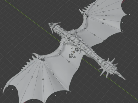 Rathalos - Monster Hunter World 3D Model