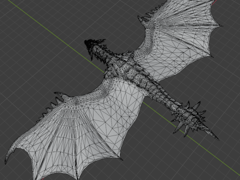 Rathalos - Monster Hunter World 3D Модель