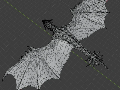 Rathalos - Monster Hunter World 3D Model