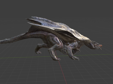 Kushala Daora - Monster Hunter World 3D Модель