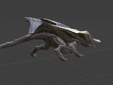 Kushala Daora - Monster Hunter World 3D Model