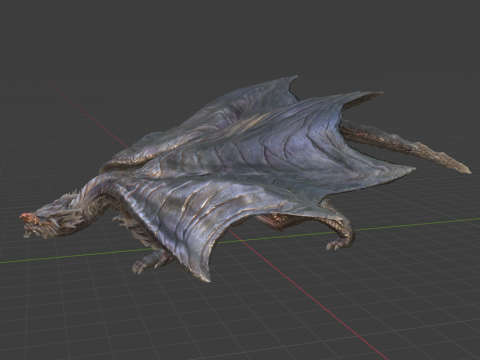 Kushala Daora - Monster Hunter World 3D Модель