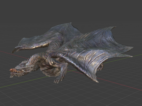 Kushala Daora - Monster Hunter World 3D Модель