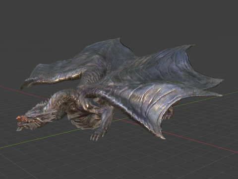 Kushala Daora - Monster Hunter World 3D Model