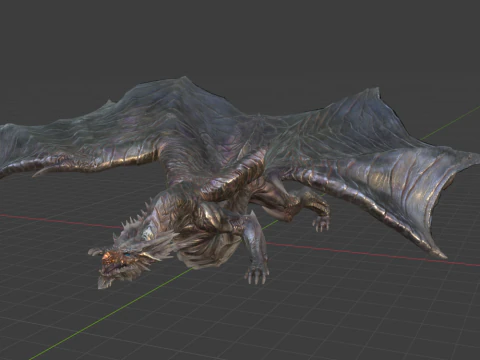 Kushala Daora - Monster Hunter World 3D Model