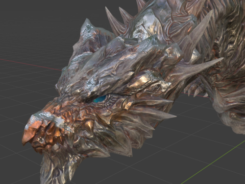 Kushala Daora - Monster Hunter World 3D Модель