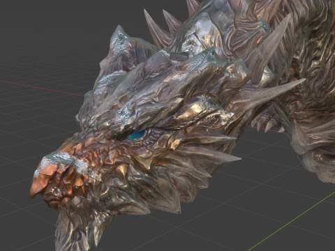 Kushala Daora - Monster Hunter World 3D Model