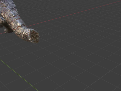Kushala Daora - Monster Hunter World 3D Model