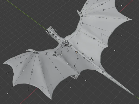 Kushala Daora - Monster Hunter World 3D Model