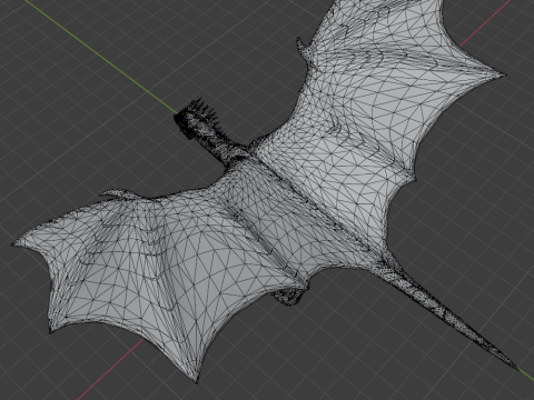 Kushala Daora - Monster Hunter World 3D Модель