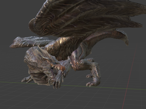 Kushala Daora - Monster Hunter World 3D Модель