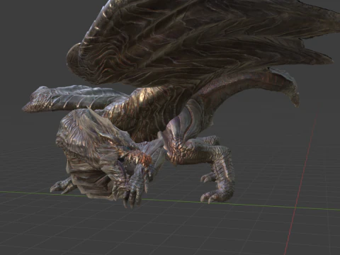 Kushala Daora - Monster Hunter World 3D Model