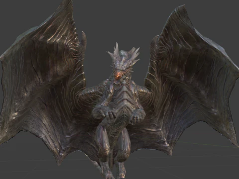 Kushala Daora - Monster Hunter World 3D Model