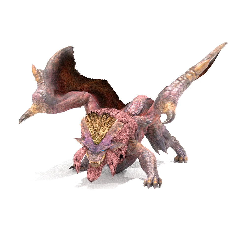 Teostra - Monster Hunter World 3D Model .c4d .max .obj .3ds .fbx .stl .blend 