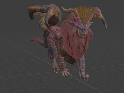 Teostra - Monster Hunter World 3D Model