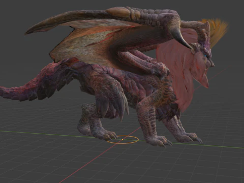 Teostra - Monster Hunter World 3D Model