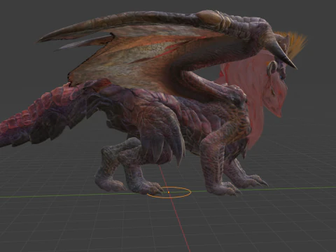 Teostra - Monster Hunter World 3D Model