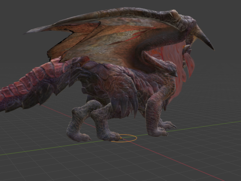 Teostra - Monster Hunter World Model 3D