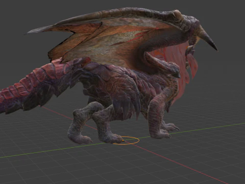 Teostra - Monster Hunter World 3D Model