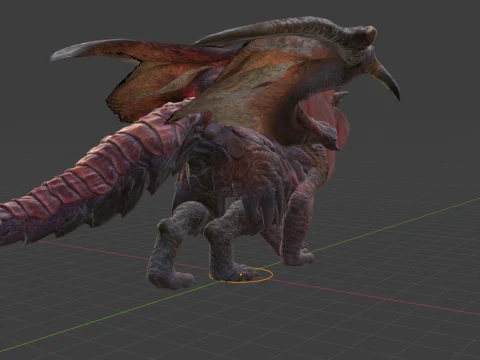 Teostra - Monster Hunter World 3D Model