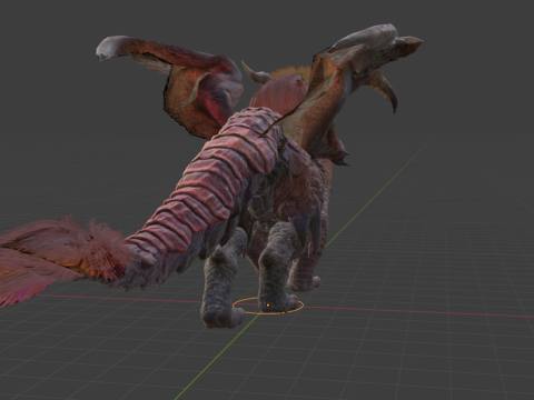 Teostra - Monster Hunter World Model 3D