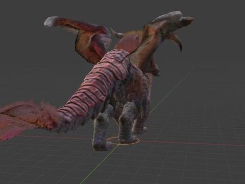 Teostra - Monster Hunter World 3D Model