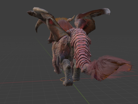 Teostra - Monster Hunter World Model 3D