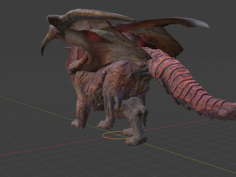 Teostra - Monster Hunter World Model 3D