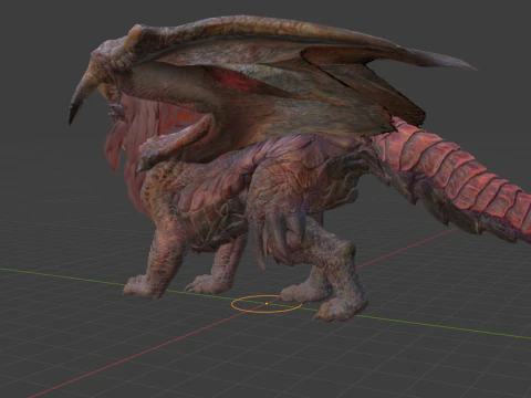 Teostra - Monster Hunter World 3D Model