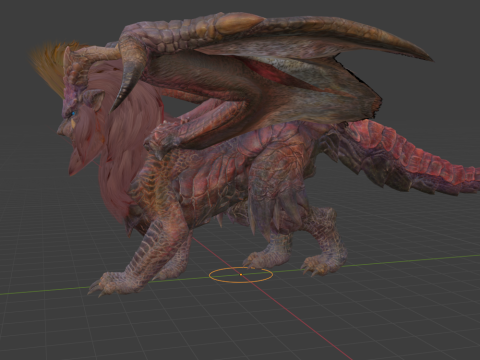 Teostra - Monster Hunter World Model 3D