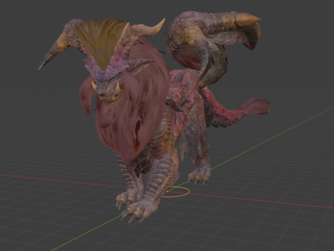 Teostra - Monster Hunter World Model 3D