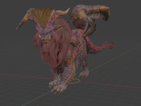 Teostra - Monster Hunter World 3D Model
