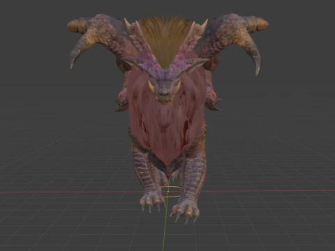 Teostra - Monster Hunter World 3D Model