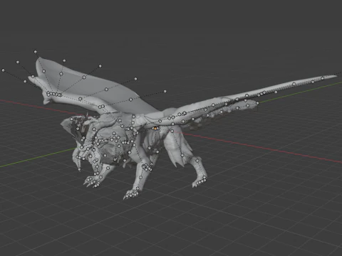 Teostra - Monster Hunter World 3D Model