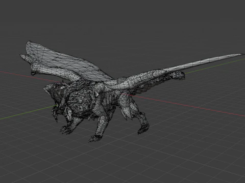 Teostra - Monster Hunter World 3D Model