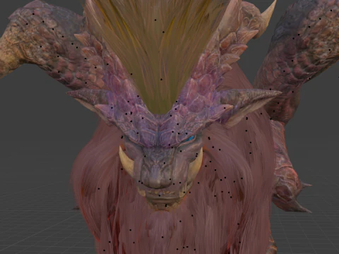 Teostra - Monster Hunter World 3D Model