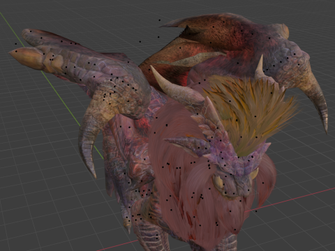 Teostra - Monster Hunter World Model 3D