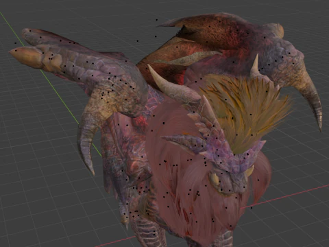 Teostra - Monster Hunter World 3D Model