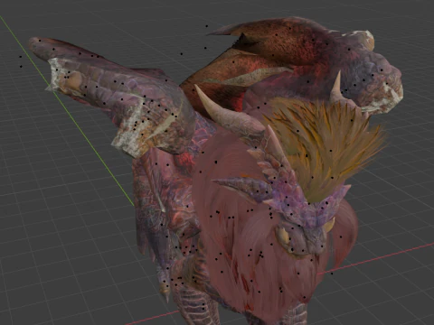 Teostra - Monster Hunter World 3D Model