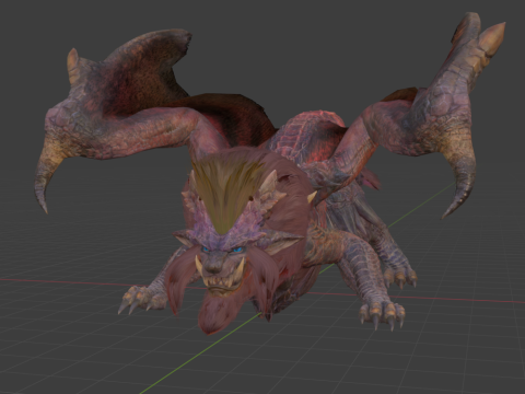 Teostra - Monster Hunter World Model 3D
