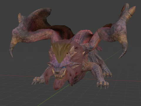 Teostra - Monster Hunter World 3D Model