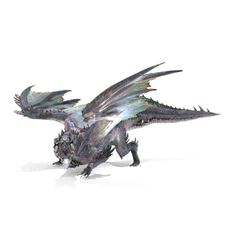 Alatreon - Monster Hunter World Modello 3D .c4d .max .obj .3ds .fbx .stl .blend 