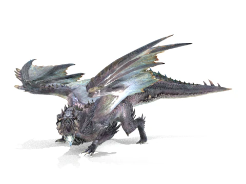 Alatreon: Monster Hunter World Modello 3D
