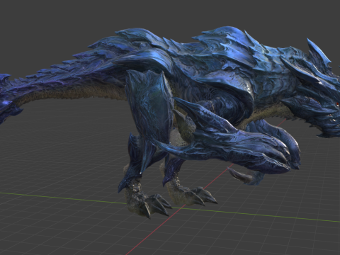 Brachydios - Monster Hunter World 3D Model